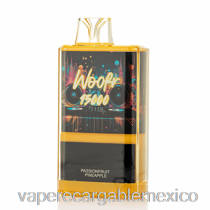 Vape Recargable Woofr 15000 Desechable Maracuyá Piña